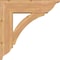 Ekena Millwork Thorton Traditional Smooth Bracket w/ Offset Brace, Western Red Cedar, 7 1/2"W x 26"D x 26"H BKT0806X26X26THR01SWR - alternate 2
